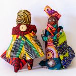 Bamboline africane con magnete